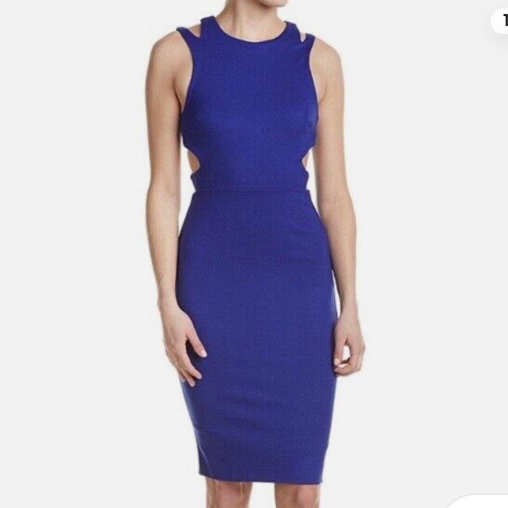 FRENCH CONNECTION WHISPER LULA CUTOUT DRESS